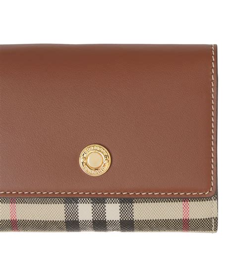 burberry check canvas wallet|burberry small wallet.